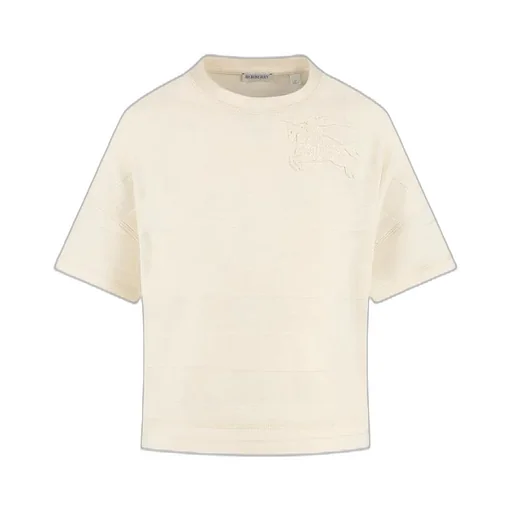 Burberry Kids Ekd Motif Crewneck T-Shirt