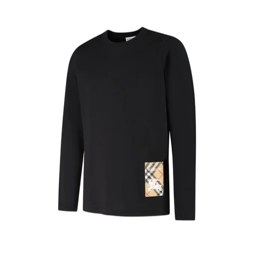 Burberry Kids Long-Sleeved Crewneck T-Shirt