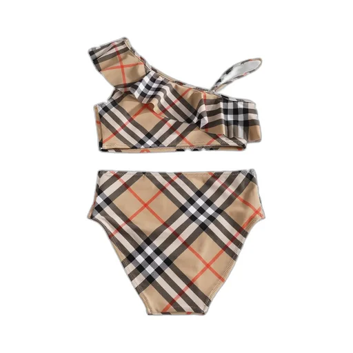 Burberry Kids Check Two-Piece Swimsuit