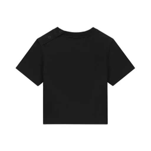 Burberry Kids	Logo-Embroidered Crewneck T-Shirt