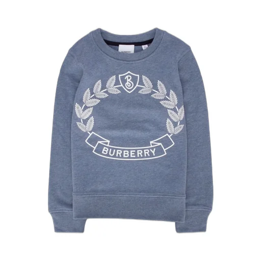 Burberry Kids Oak Leaf Crest Crewneck Sweatshirt