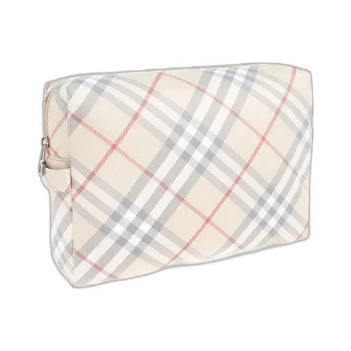 Burberry Kids Checked Zipped Changing Pouch