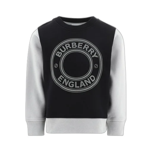 Burberry Kids Logo Detailed Crewneck Sweatshirt