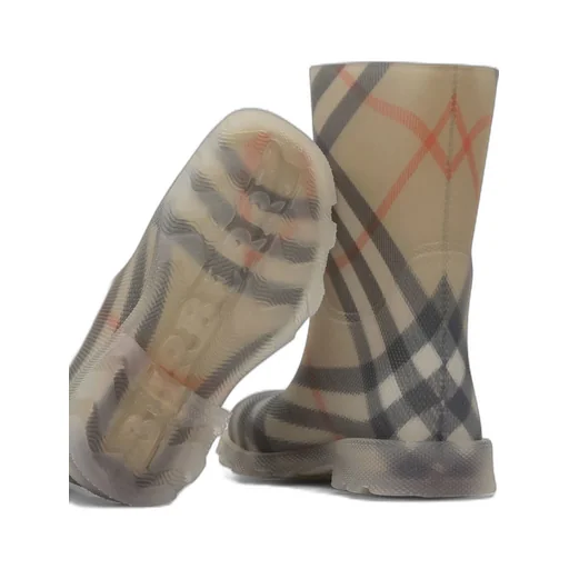 Burberry Kids Checked March Boots