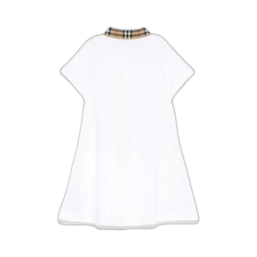 Burberry Kids Check Collar Polo Shirt Dress
