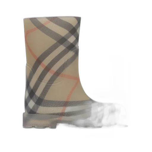 Burberry Kids Checked March Boots