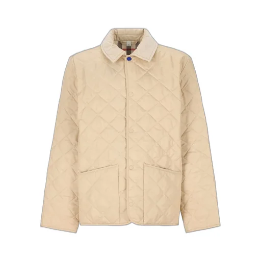 Burberry Kids Diamond-Quilted Press Stud Jacket