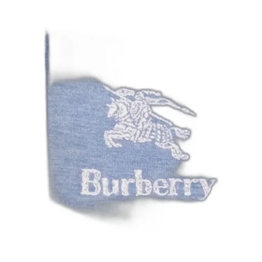 Burberry Kids Logo Embroidered Jersey T-Shirt