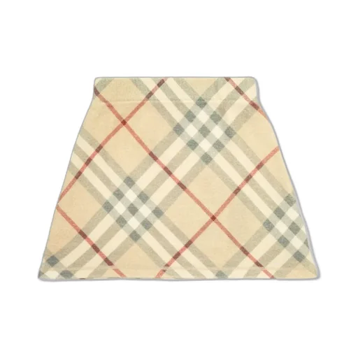 Burberry Kids Checked A-Line Skirt