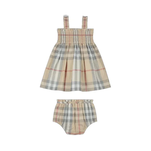 Burberry Kids Tegan Checked Dress