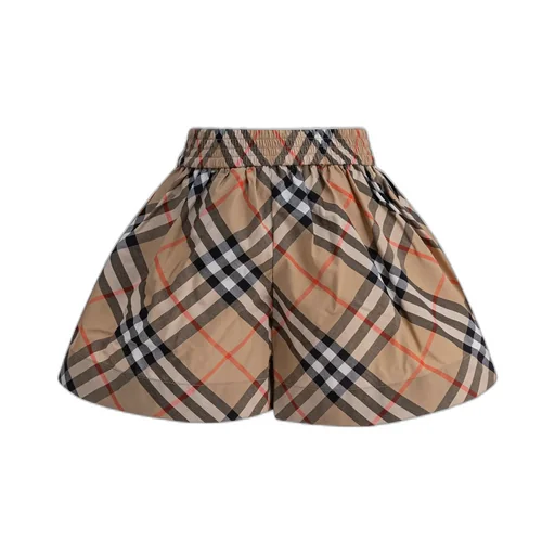 Burberry Kids Checked Elasticated Waist Shorts