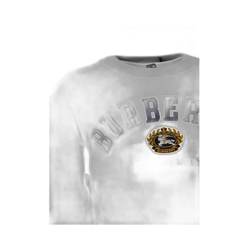 Burberry Kids College-Printed Crewneck Sweatshirt