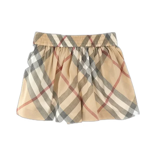 Burberry Kids Checked Elasticated Waistband Shorts