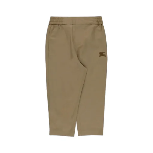 Burberry Kids Logo-Embroidered Trousers