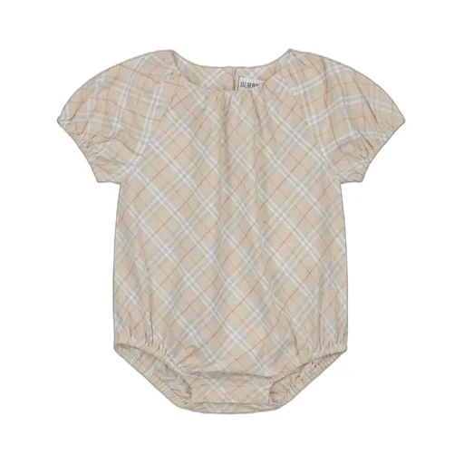 Burberry Kids Checked Crewneck Body