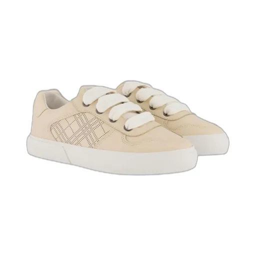 Burberry Kids Checked Low-Top Sneakers