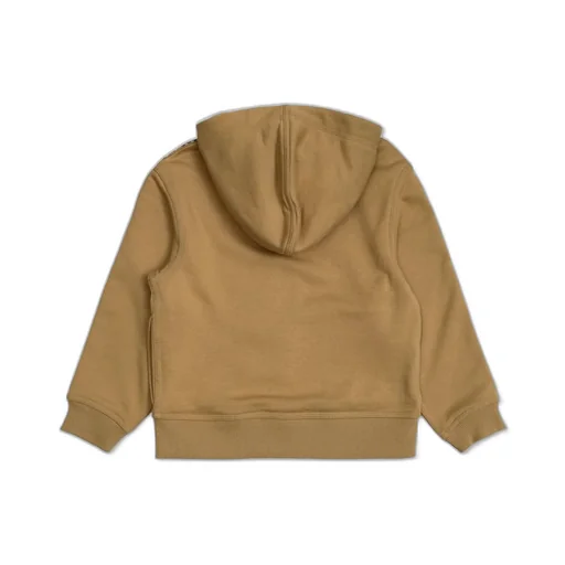 Burberry Kids Check Trim Zip Hoodie