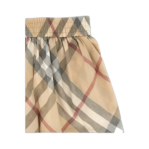 Burberry Kids Checked Elasticated Waistband Shorts