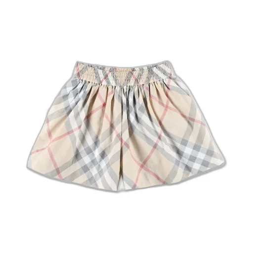 Burberry Kids Elasticated Waistband Checked Shorts