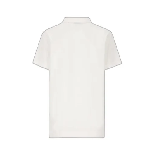 Burberry Kids Logo Embroidered Short Sleeved Polo Shirt