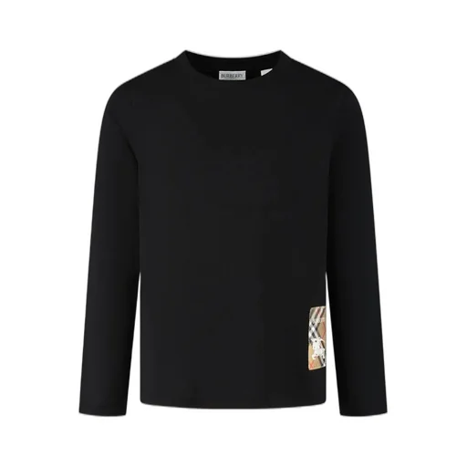 Burberry Kids Long-Sleeved Crewneck T-Shirt