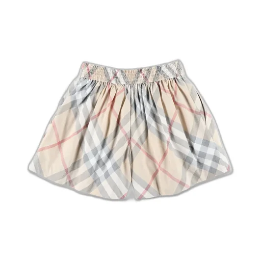 Burberry Kids Elasticated Waistband Checked Shorts