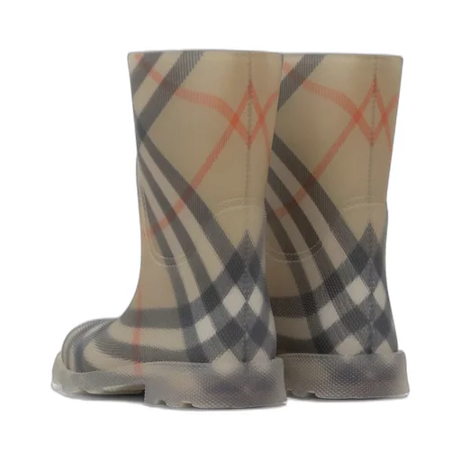 Burberry Kids Checked March Boots