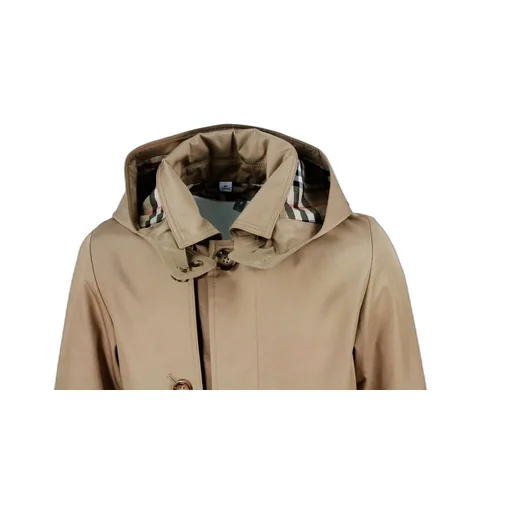 Burberry Kids Long-Sleeved Detachable-Hood Car Coat