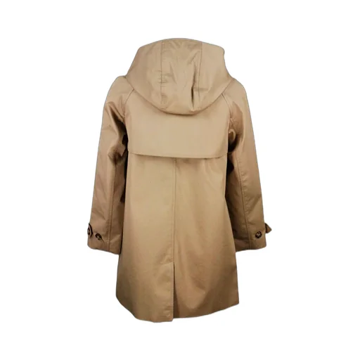 Burberry Kids Long-Sleeved Detachable-Hood Car Coat