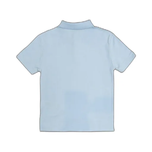 Burberry Kids Logo Embroidered Short-Sleeved Polo Shirt