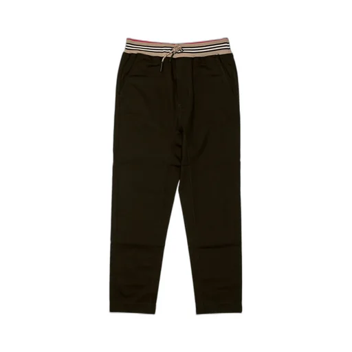 Burberry Kids Icon Stripe Detail Drawcord Trousers