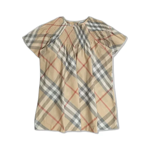 Burberry Kids Vintage Checked Crewneck Dress