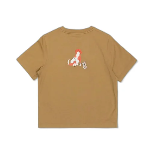Burberry Kids Logo Printed Crewneck T-Shirt