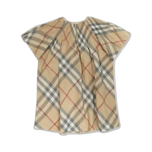 Burberry Kids Vintage Checked Crewneck Dress