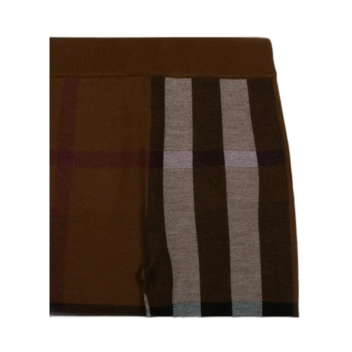 Burberry Kids Checked Tapered Trousers