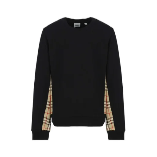 Burberry Kids Check Pattern Crewneck Sweatshirt
