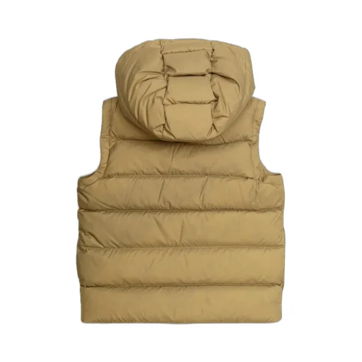 Burberry Kids Logo Embroidered Zip-Up Quilted Vest