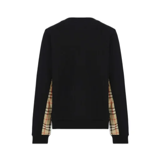 Burberry Kids Check Pattern Crewneck Sweatshirt
