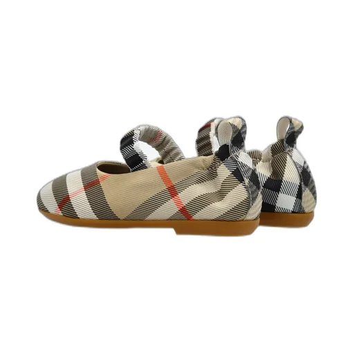 Burberry Kids Check Ballerinas