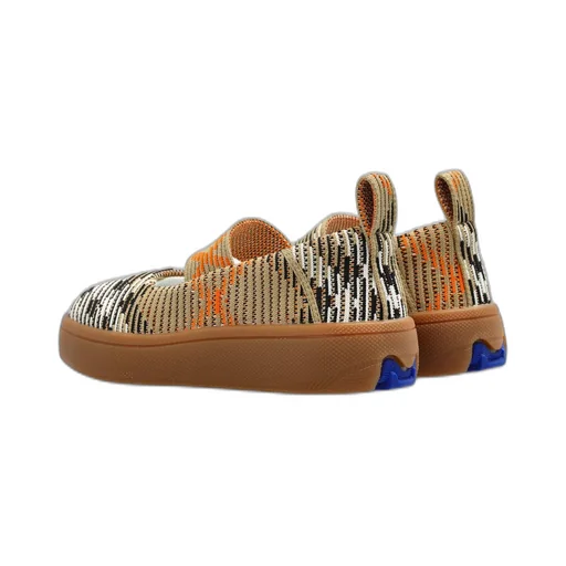 Burberry Kids Checked Mary Jane Shoes