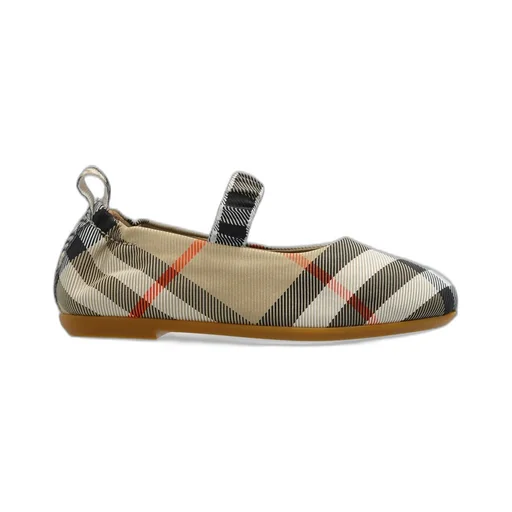 Burberry Kids Check Ballerinas