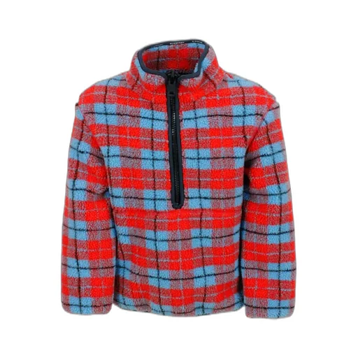 Burberry Kids Checked Turtleneck Jacket