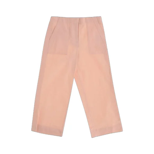 Burberry Kids Equestrian Knight Embroidered Wide-Leg Trousers