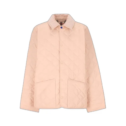 Burberry Kids Diamond-Quilted Press-Stud Barn Jacket