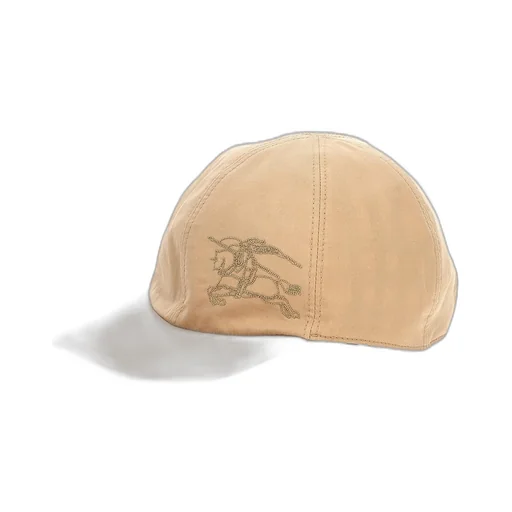 Burberry Kids Ekd Embroidered Checked Reversible Cap
