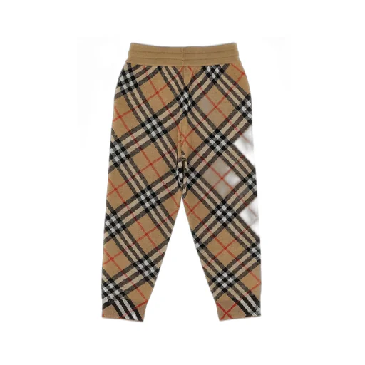 Burberry Kids Drawstring Tapered-Leg Trousers
