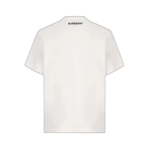 Burberry Kids Check Detailed Crewneck T-Shirt