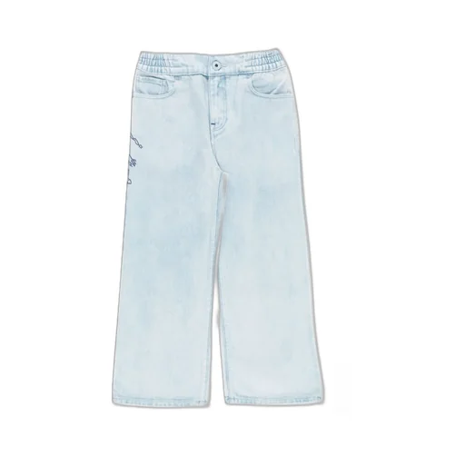 Burberry Kids Sequin Embellished Straight-Leg Trousers
