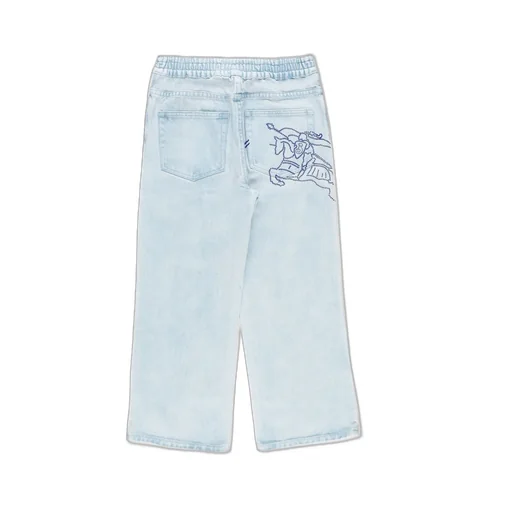 Burberry Kids Sequin Embellished Straight-Leg Trousers