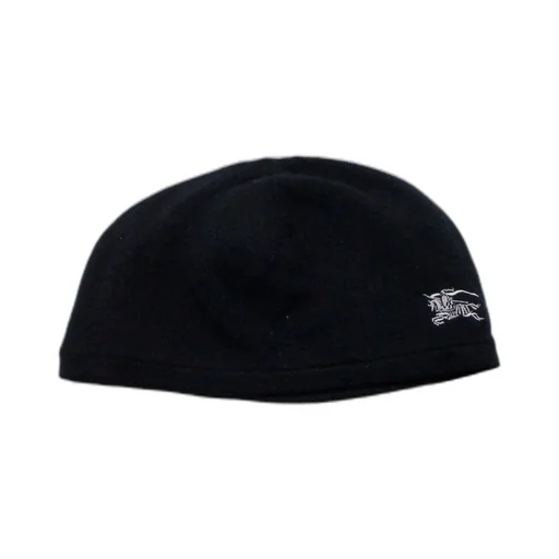 Burberry Kids Logo Embroidered Ribbed Beanie